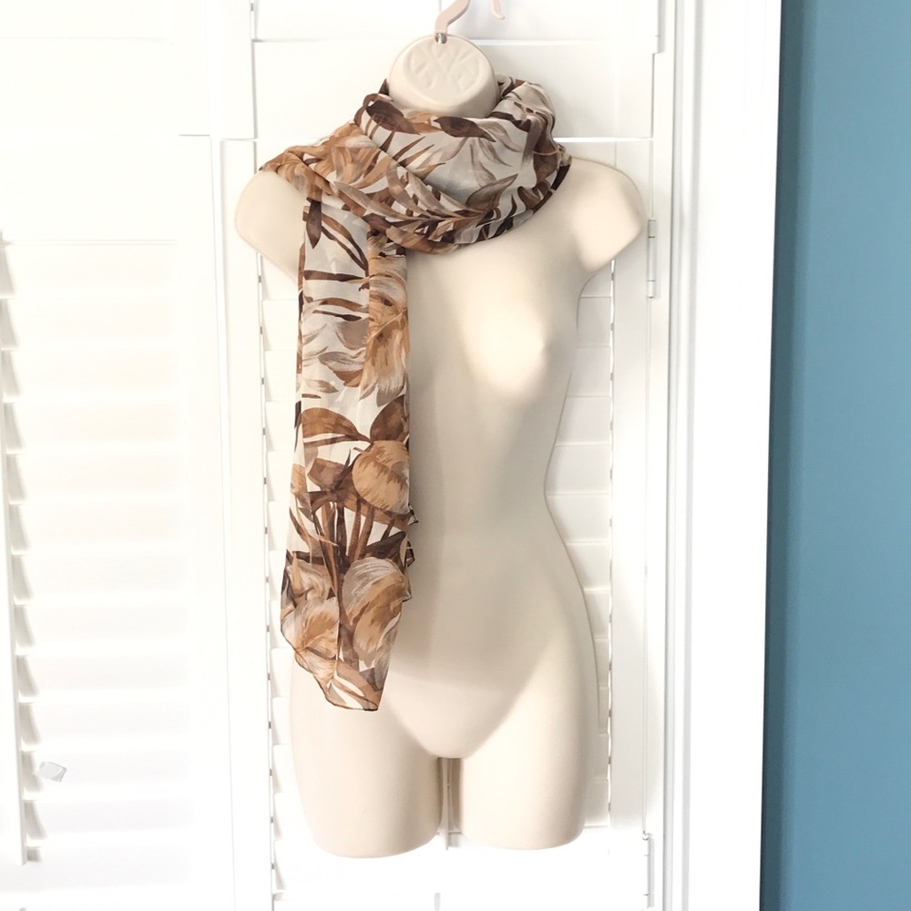 FREE Macy’s Sheer Botanical Print Scarf